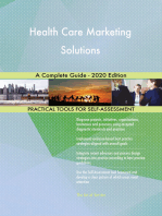 Health Care Marketing Solutions A Complete Guide - 2020 Edition