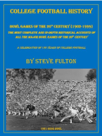 College Football History "Bowl Games of the 20th Century"