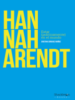 Hannah Arendt: Estar (políticamente) en el mundo