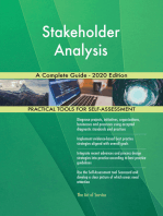 Stakeholder Analysis A Complete Guide - 2020 Edition