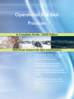 Operational Risk Best Practices A Complete Guide - 2020 Edition