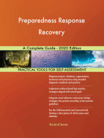 Preparedness Response Recovery A Complete Guide - 2020 Edition