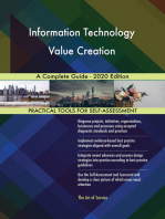 Information Technology Value Creation A Complete Guide - 2020 Edition