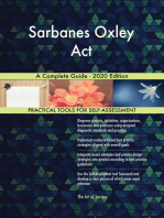 Sarbanes Oxley Act A Complete Guide - 2020 Edition