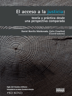 El acceso a la justicia: teoría y práctica desde una perspectiva comparada