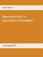 Beamtenrecht in Nordrhein-Westfalen