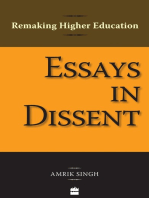 Essays In Dissent: Remaking Higher Education