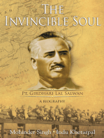 The Invincible Soul: Pt. Girdhari Lal Salwan -A Biography