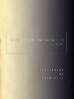 Text Technologies: A History