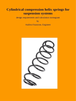 Cylindrical Compression Helix Springs For Suspension Systems