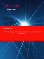 Exam Prep for:: Strategic Management: Competitiveness and Globalization