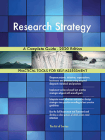 Research Strategy A Complete Guide - 2020 Edition