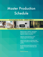 Master Production Schedule A Complete Guide - 2020 Edition