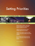 Setting Priorities A Complete Guide - 2020 Edition