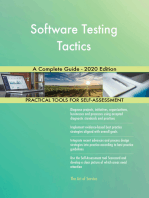 Software Testing Tactics A Complete Guide - 2020 Edition