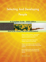 Selecting And Developing People A Complete Guide - 2020 Edition