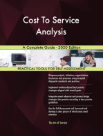 Cost To Service Analysis A Complete Guide - 2020 Edition