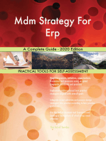 Mdm Strategy For Erp A Complete Guide - 2020 Edition