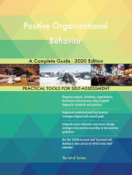 Positive Organizational Behavior A Complete Guide - 2020 Edition