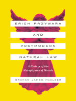 Erich Przywara and Postmodern Natural Law: A History of the Metaphysics of Morals