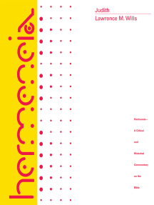 Read Judith Online By Lawrence M Wills Books