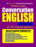 Preston Lee's Conversation English For Portuguese Speakers Lesson 1