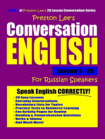 Preston Lee's Conversation English For Russian Speakers Lesson 1: 20