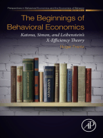 The Beginnings of Behavioral Economics: Katona, Simon, and Leibenstein's X-Efficiency Theory