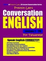 Preston Lee's Conversation English For Taiwanese Lesson 1: 20