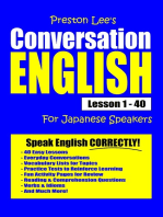 Preston Lee's Conversation English For Japanese Speakers Lesson 1: 40
