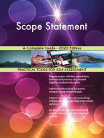 Scope Statement A Complete Guide - 2020 Edition