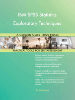 IBM SPSS Statistics Exploratory Techniques A Complete Guide - 2020 Edition