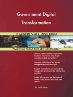 Government Digital Transformation A Complete Guide - 2020 Edition