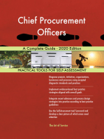 Chief Procurement Officers A Complete Guide - 2020 Edition