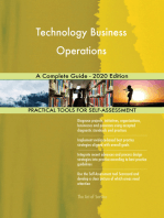 Technology Business Operations A Complete Guide - 2020 Edition