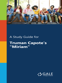 A Study Guide for Truman Capote's "Miriam"