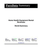 Home Health Equipment Rental Revenues World Summary: Market Values & Financials by Country