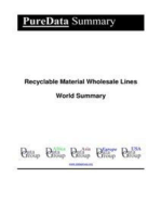Recyclable Material Wholesale Lines World Summary