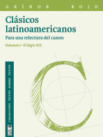 Clásicos latinoamericanos Vol. I: Para una relectura del canon. El siglo XIX. Vol. I