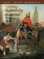 Propios y Próximos. Estudios de poesía chilena