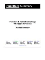 Furniture & Home Furnishings Wholesale Revenues World Summary: Market Values & Financials by Country