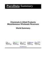 Chemicals & Allied Products Miscellaneous Wholesale Revenues World Summary: Market Values & Financials by Country