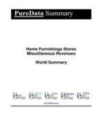 Home Furnishings Stores Miscellaneous Revenues World Summary: Market Values & Financials by Country
