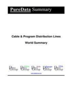 Cable & Program Distribution Lines World Summary: Market Values & Financials by Country