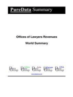 Offices of Lawyers Revenues World Summary: Market Values & Financials by Country