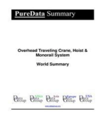Overhead Traveling Crane, Hoist & Monorail System World Summary: Market Values & Financials by Country