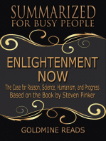 Summarized for Busy People Enlightenment Now: The Case for Reason, Science, Humanism, and Progress:Based on the Book by Steven Pinker