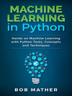 Machine Learning in Python: Hands on Machine Learning with Python Tools, Concepts and Techniques