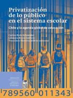 Privatización de lo público en el sistema escolar: Chile y la agenda global de educación