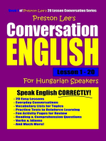 Preston Lee's Conversation English For Hungarian Speakers Lesson 1: 20